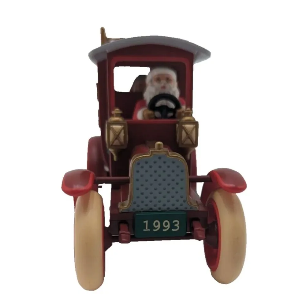 1993 Hallmark Keepsake Ornament Shopping With Santa Here Comes Santa Anniversary